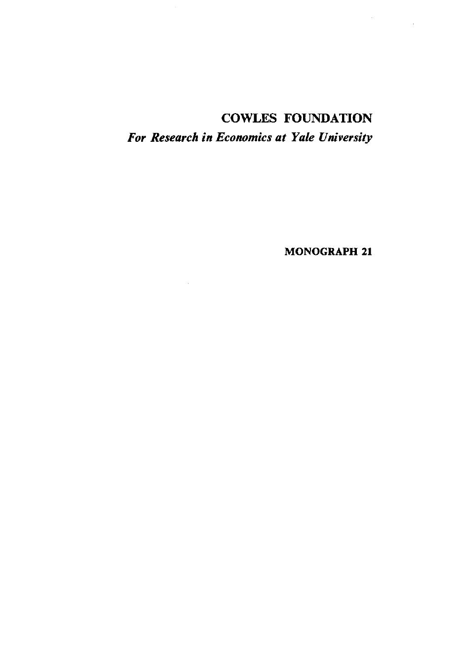 Financial markets and economic activity by Hester Donald D.; Tobin James (eds.)