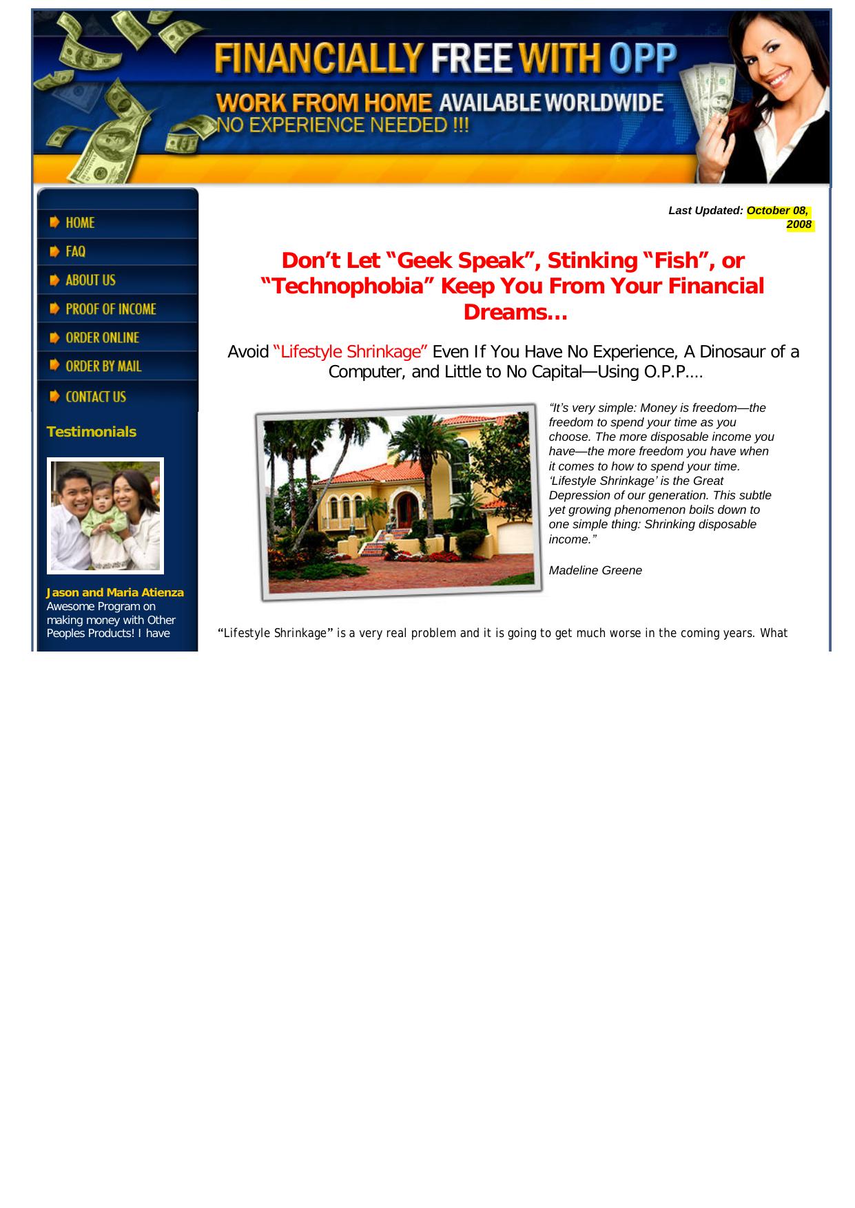 Financially Free W- O.p.p. by Best of Kuszter's Collection