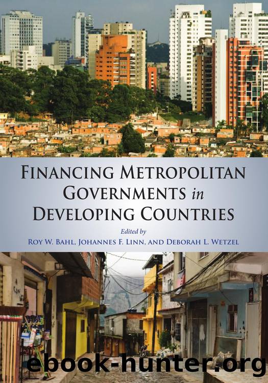 Financing Metropolitan Governments in Developing Countries by Roy Bahl; Johannes F. Linn; Deborah L. Wetzel