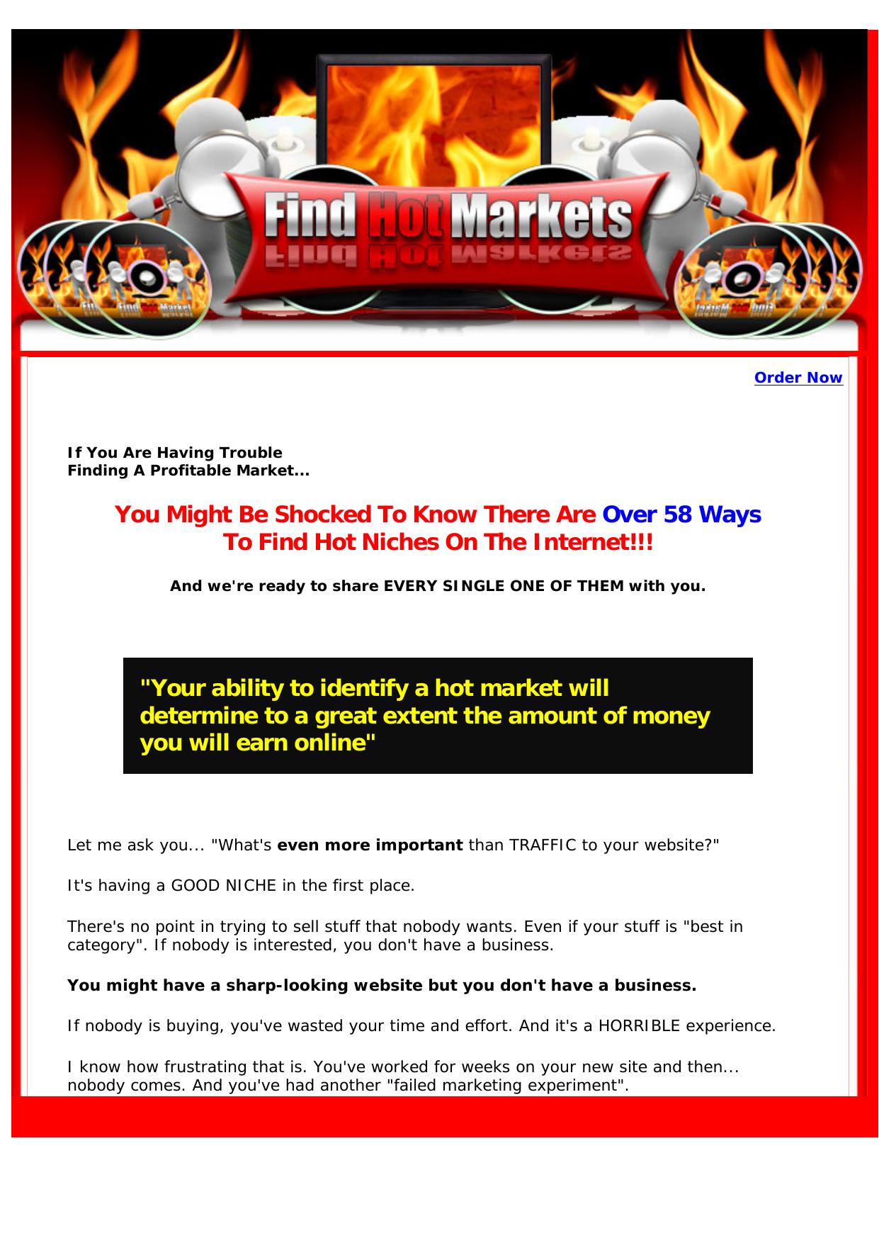 Find Hot Markets. How To Find Best-Selling Products & Hot Niche Market. by Best of Kuszter's Collection