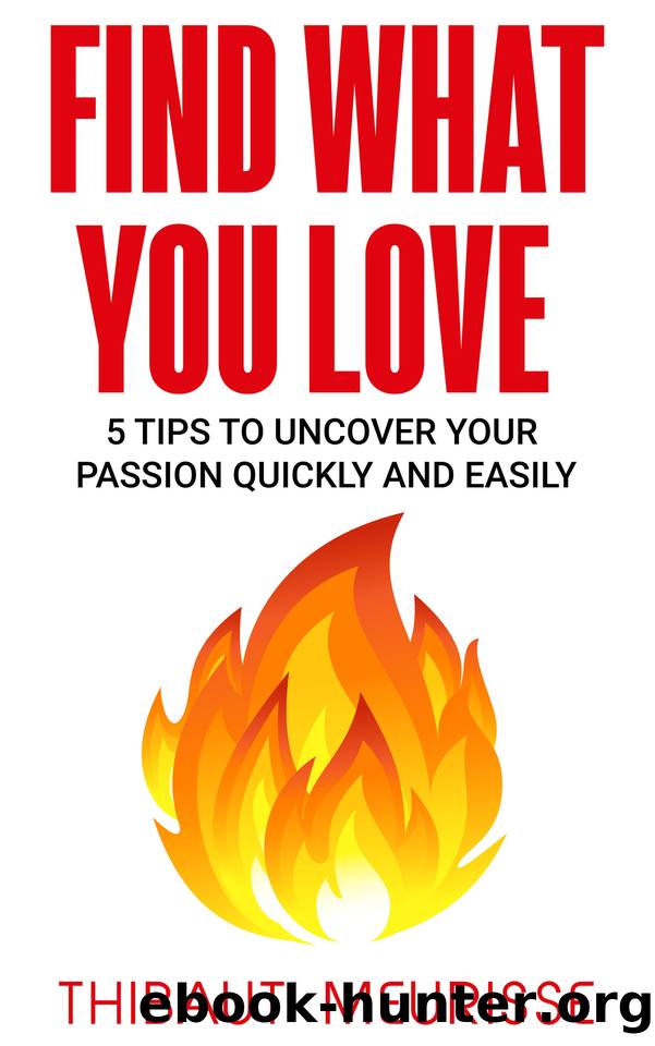 Find What You Love: 5 Tips to Uncover Your Passion Quickly and Easily by Meurisse Thibaut