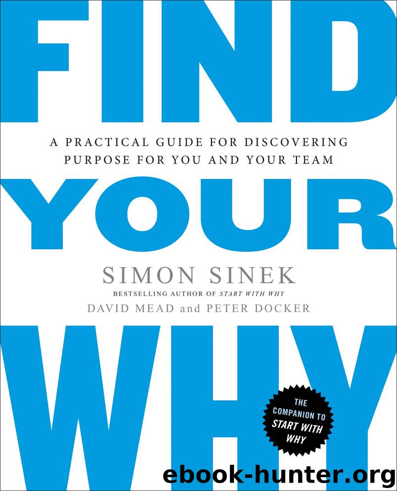 Find Your Why by Simon Sinek & David Mead & Peter Docker
