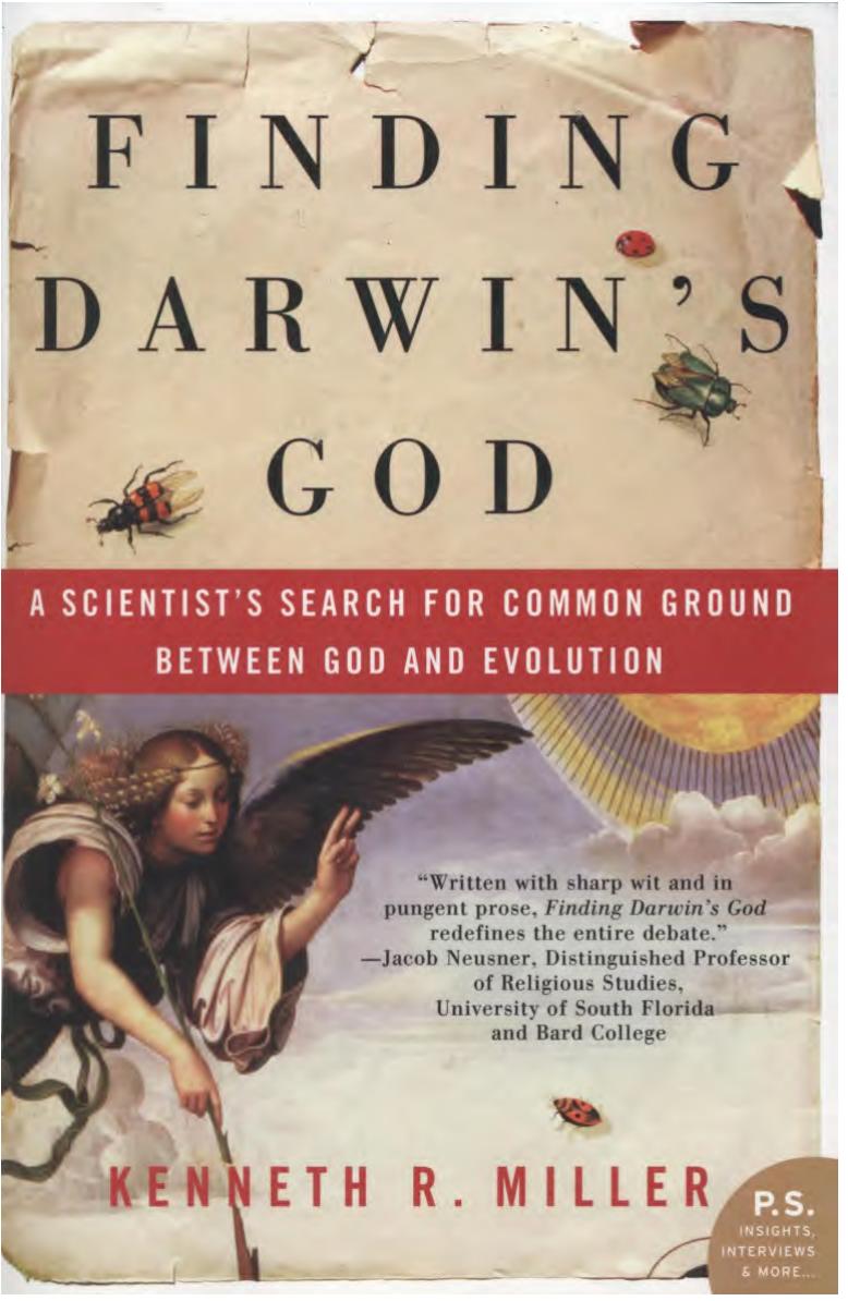 Finding Darwin's God by Kenneth R. Miller