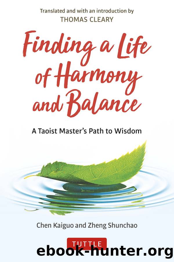 Finding a Life of Harmony and Balance by Chen Kaiguo