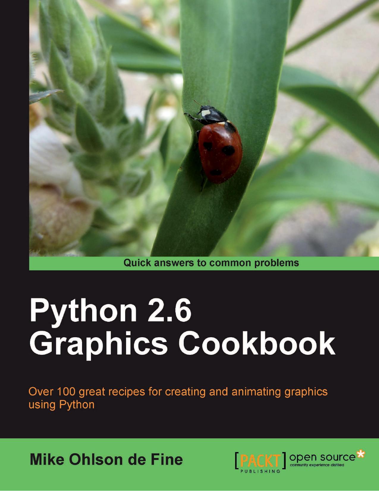 Fine -- Python 2.6 Graphics Cookbook -- 2010 by Unknown
