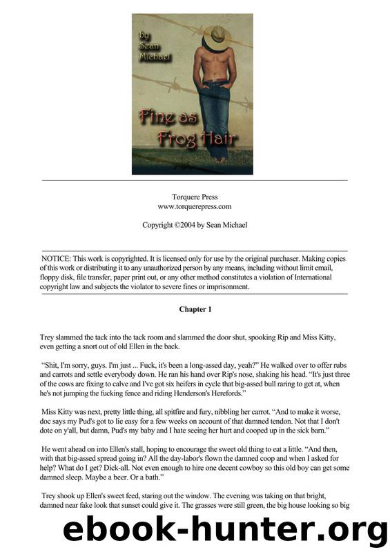 Fine as Frog Hair by Sean Michael