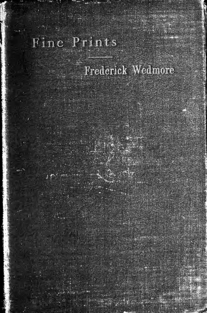 Fine prints by Wedmore Frederick Sir 1844-1921