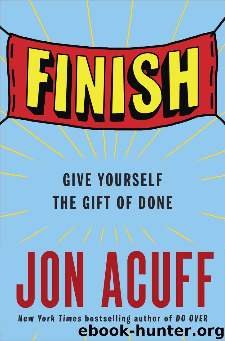 Finish by Jon Acuff