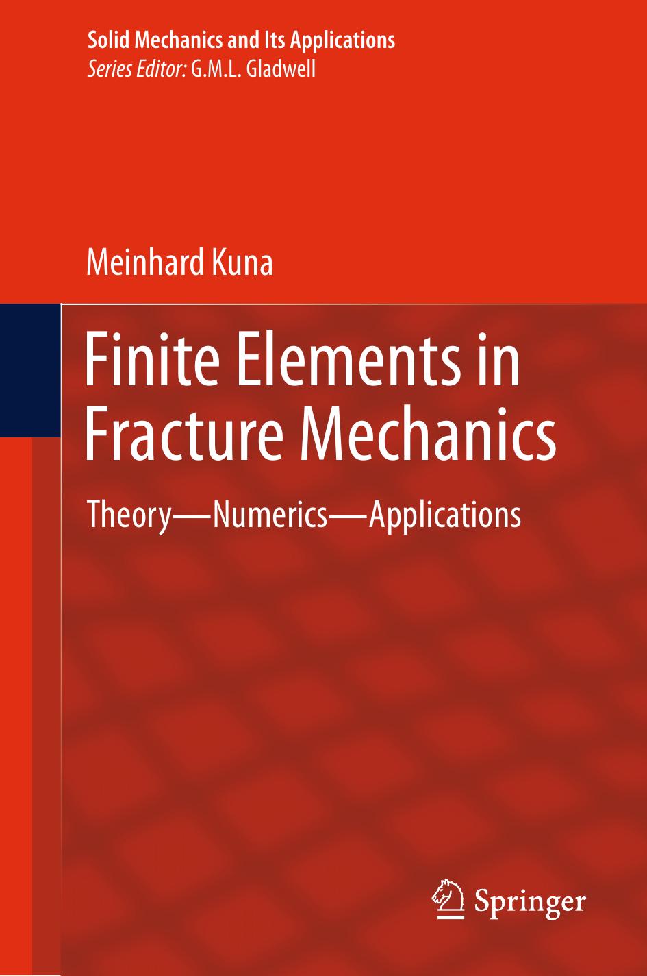 Finite Elements in Fracture Mechanics: Theory - Numerics - Applications by Meinhard Kuna (auth.)