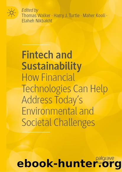 Fintech and Sustainability by Unknown
