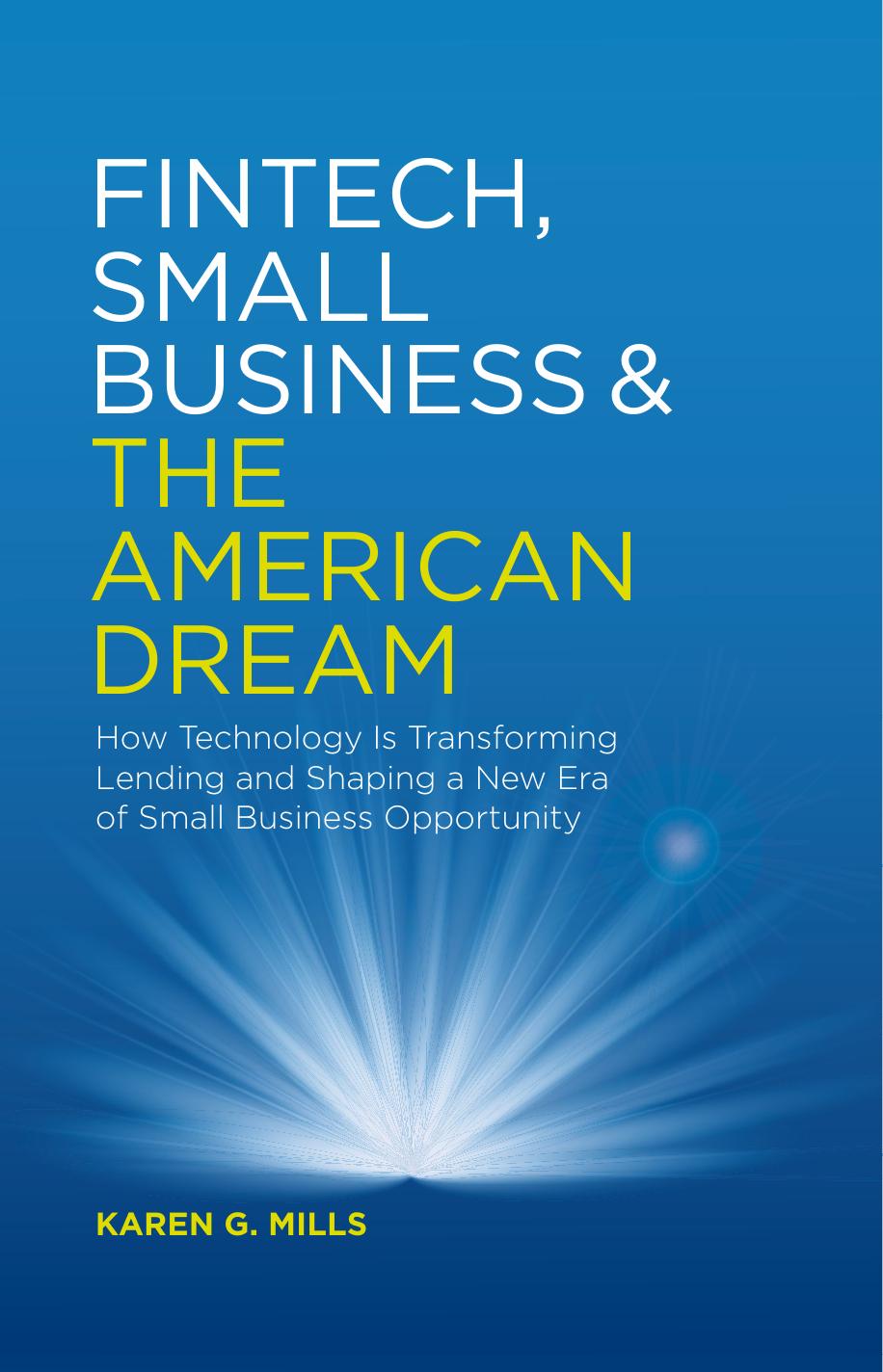 Fintech, Small Business & the American Dream (repost) by Unknow