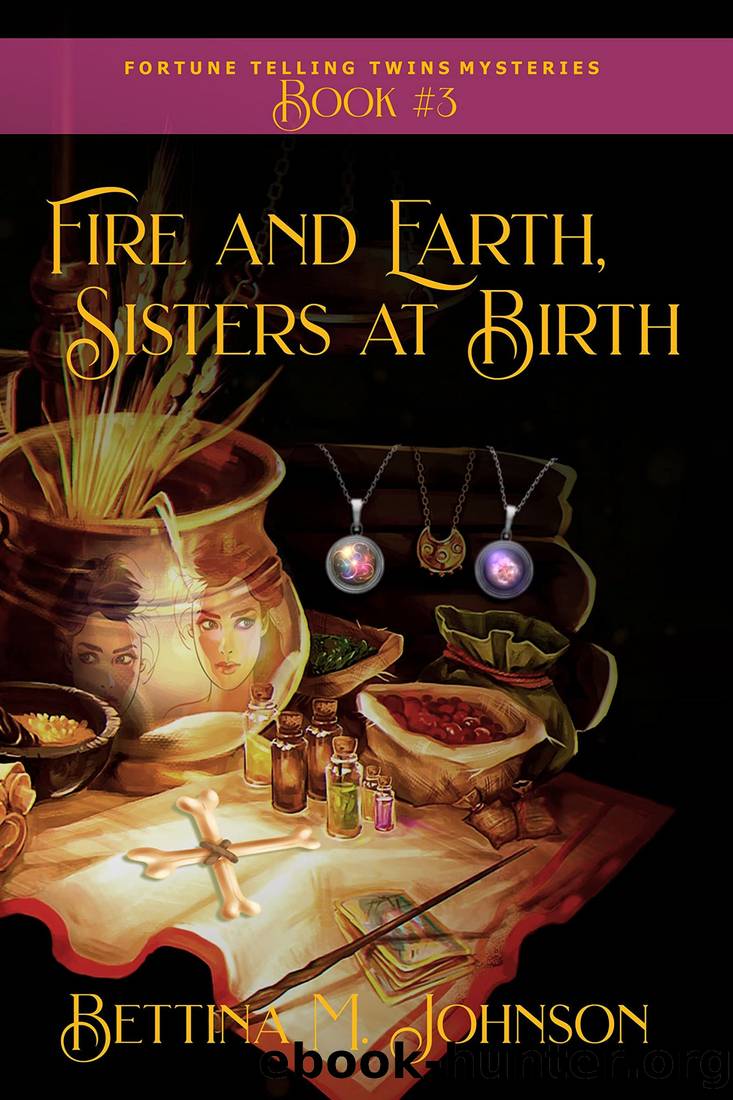 Fire and Earth, Sisters at Birth: Antiques & Mystic Uniques Caravan, A Paranormal Psychic Cozy Mystery, Fantasy Romance and Suspense Novella - Book 3 (The Fortune-Telling Twins Mysteries) by Bettina M. Johnson
