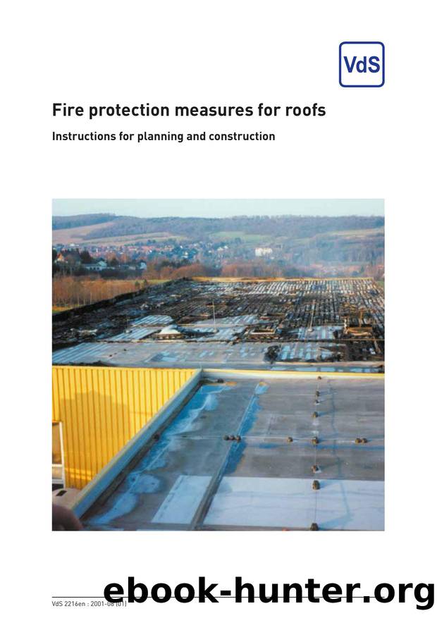 Fire protection measures for roofs by VdS Schadenverhütung GmbH
