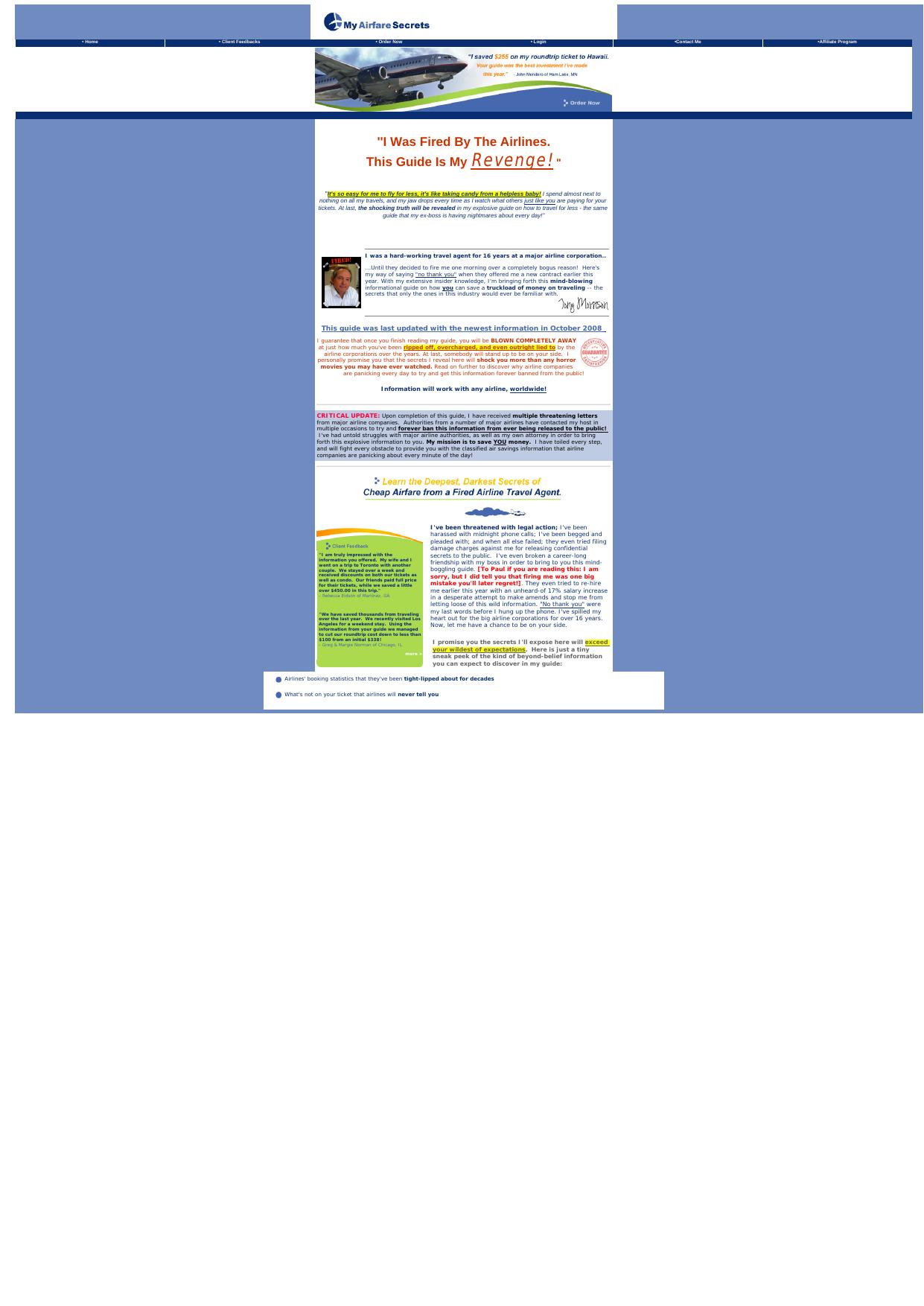 Fired Travel Agent Reveals How To Get Dirt Cheap Airfare Tickets! by Best of Kuszter's Collection