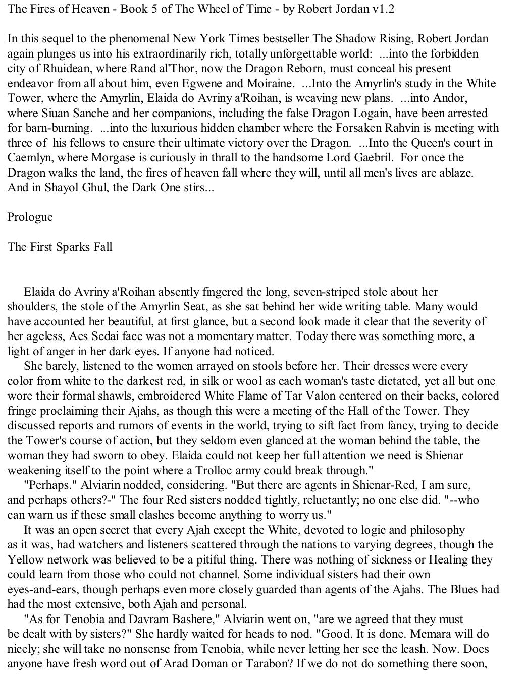 Fires of Heaven by Robert Jordan