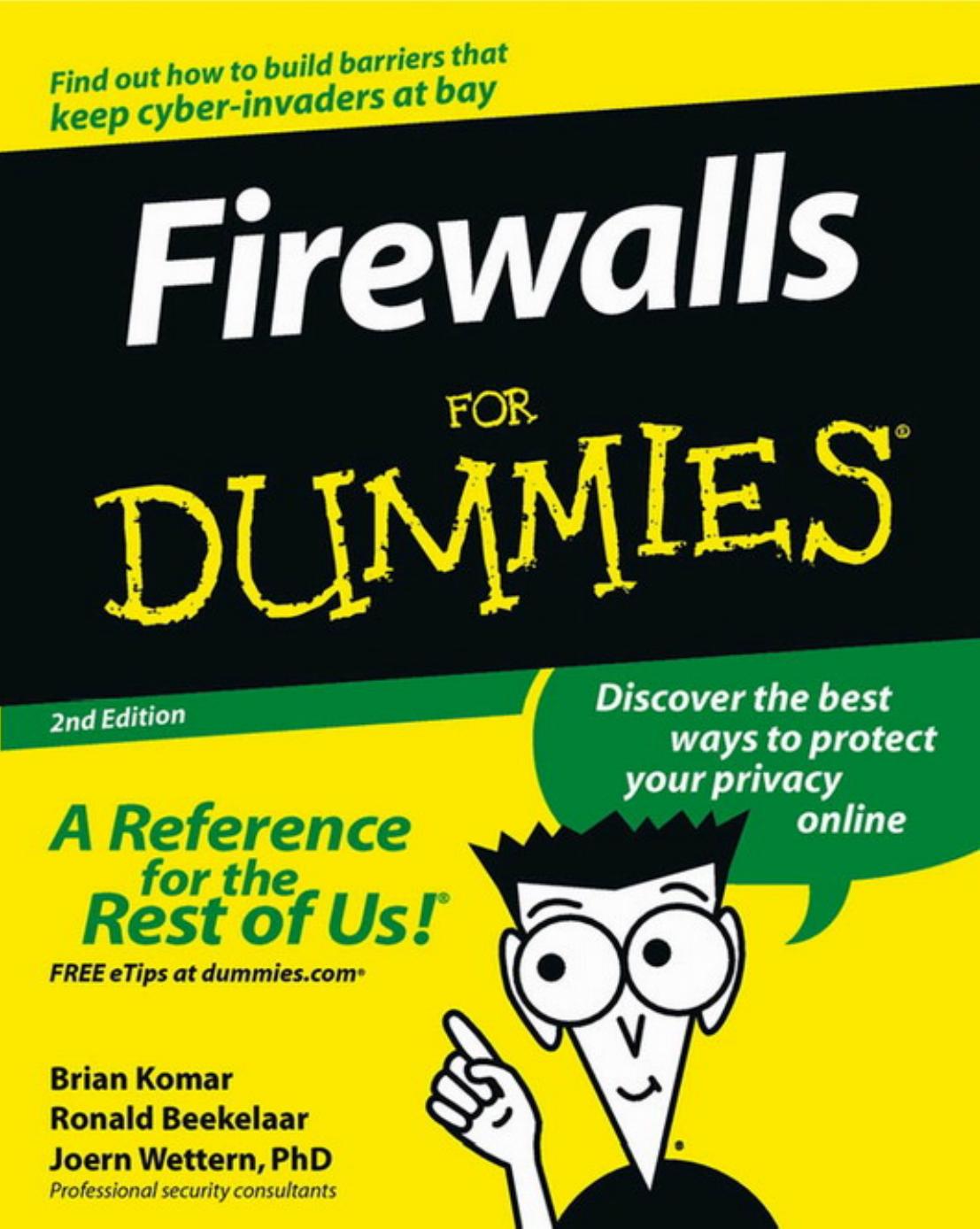 Firewalls for Dummies, by Beekelaar Brian Komar Ronald & Wettern Joern PhD