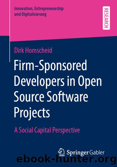 Firm-Sponsored Developers in Open Source Software Projects by Dirk Homscheid