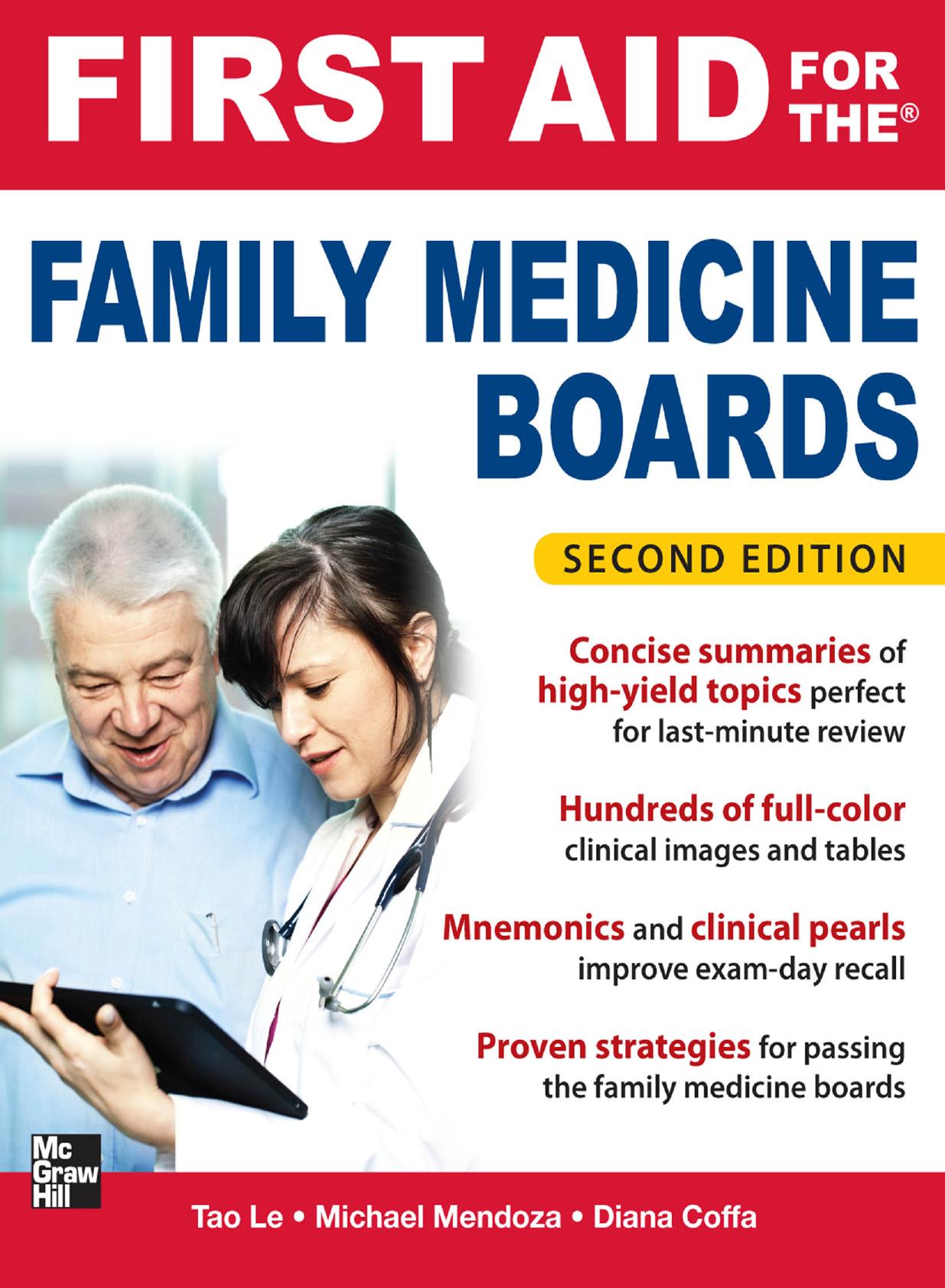 First Aid for the Family Medicine Boards by Tao Le Michael Mendoza Diana Coffa