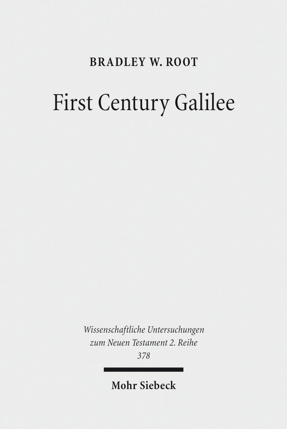 First Century Galilee by Root
