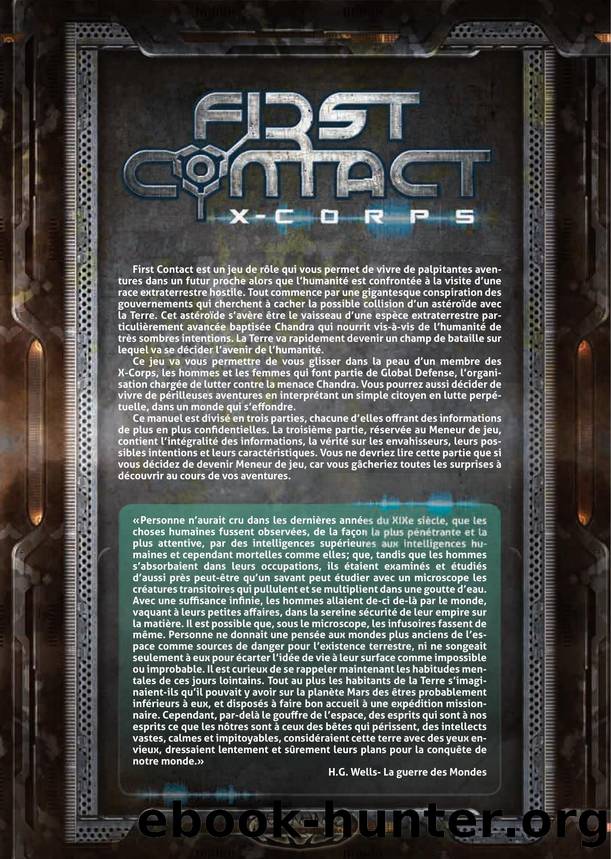 First Contact X-Corps by Livre de Regles (open d6)