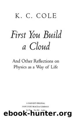 First You Build a Cloud by K. C. Cole