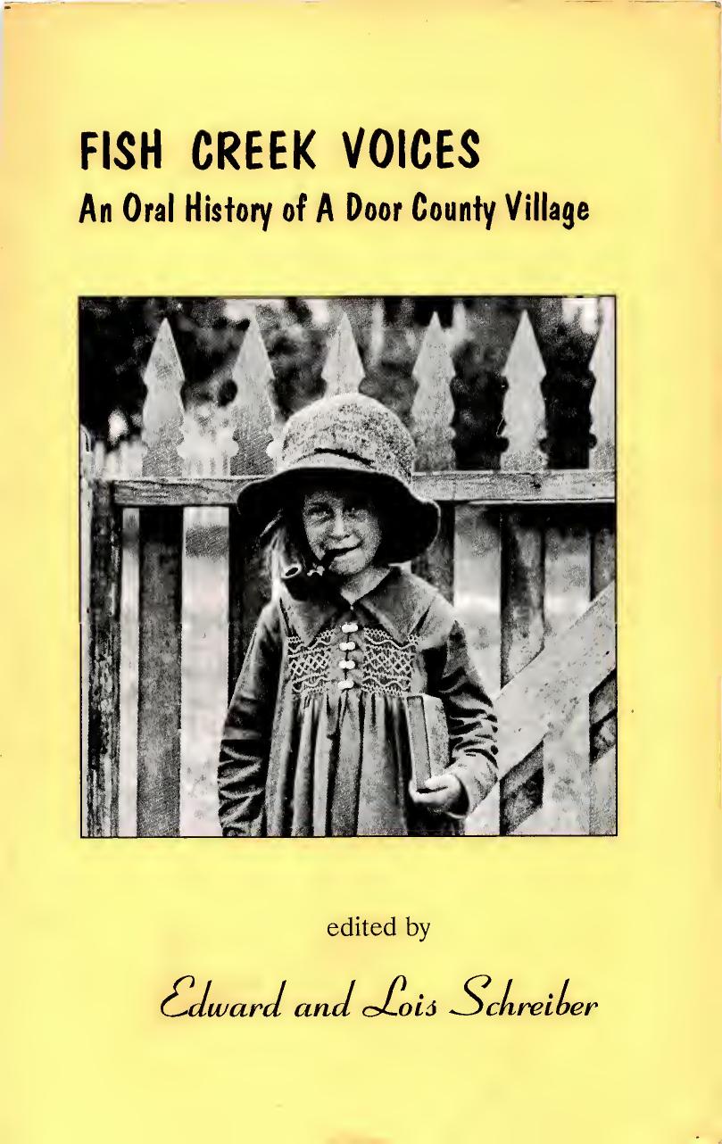 Fish Creek voices : an oral history of a Door County village by Edward Schreiber