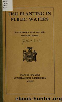 Fish planting in public waters; by unknow