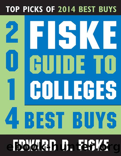Fiske Guide to Colleges 2014 Best Buys by Edward B. Fiske