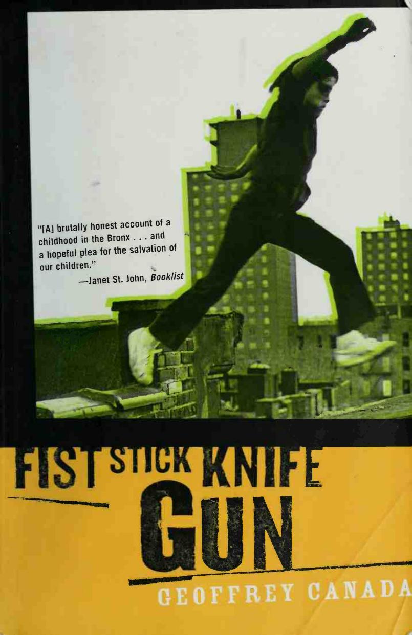 Fist Stick Knife Gun: A Personal History of Violence by Geoffrey Canada