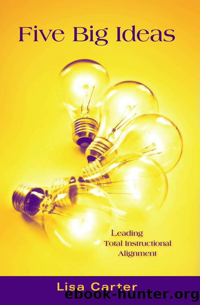 Five Big Ideas by Carter Lisa;