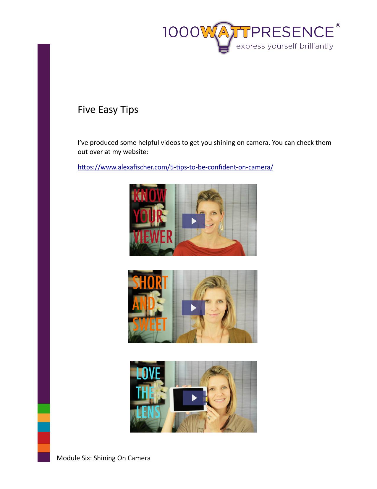 Five Easy Tips REVISED by Unknown