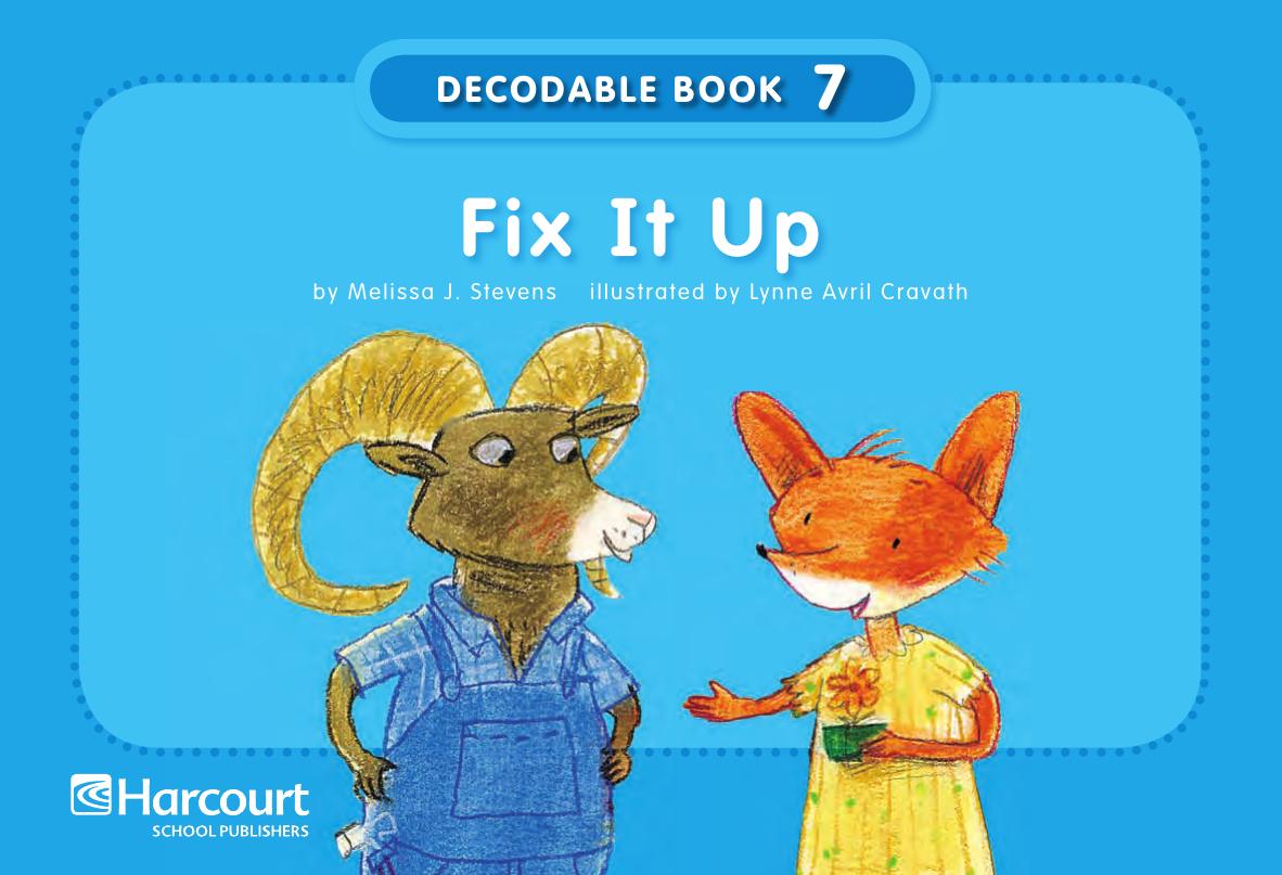 Fix It Up by Melissa J. Stevens Lynne Avril Cravath