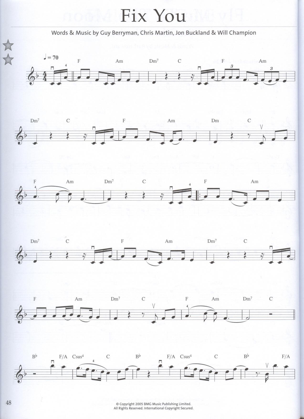 Fix You by Coldplay 2
