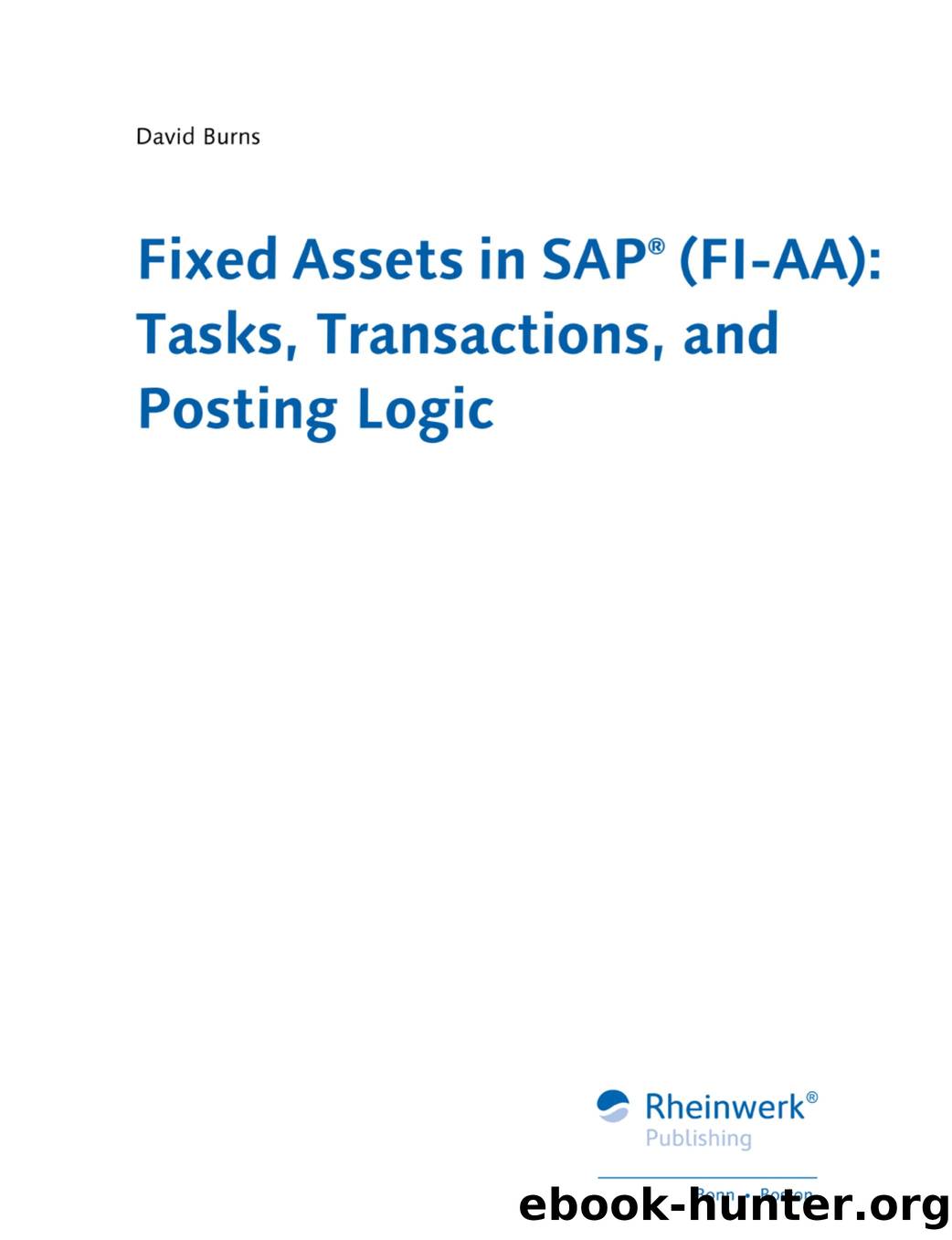 Fixed Assets in SAP (FI-AA) by Tasks Transactions & Posting Logic