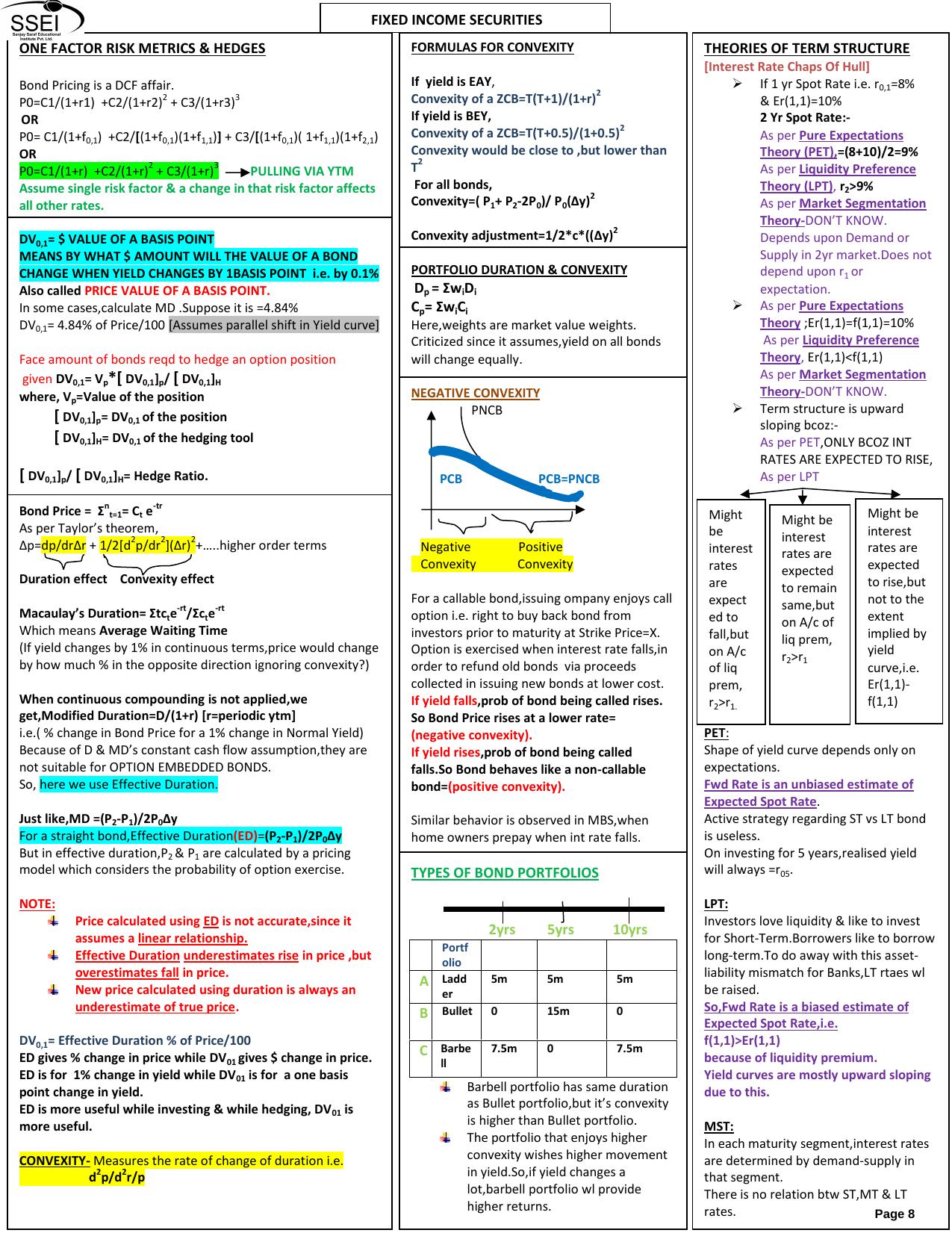 Fixed Income Part III SSEI by Unknown