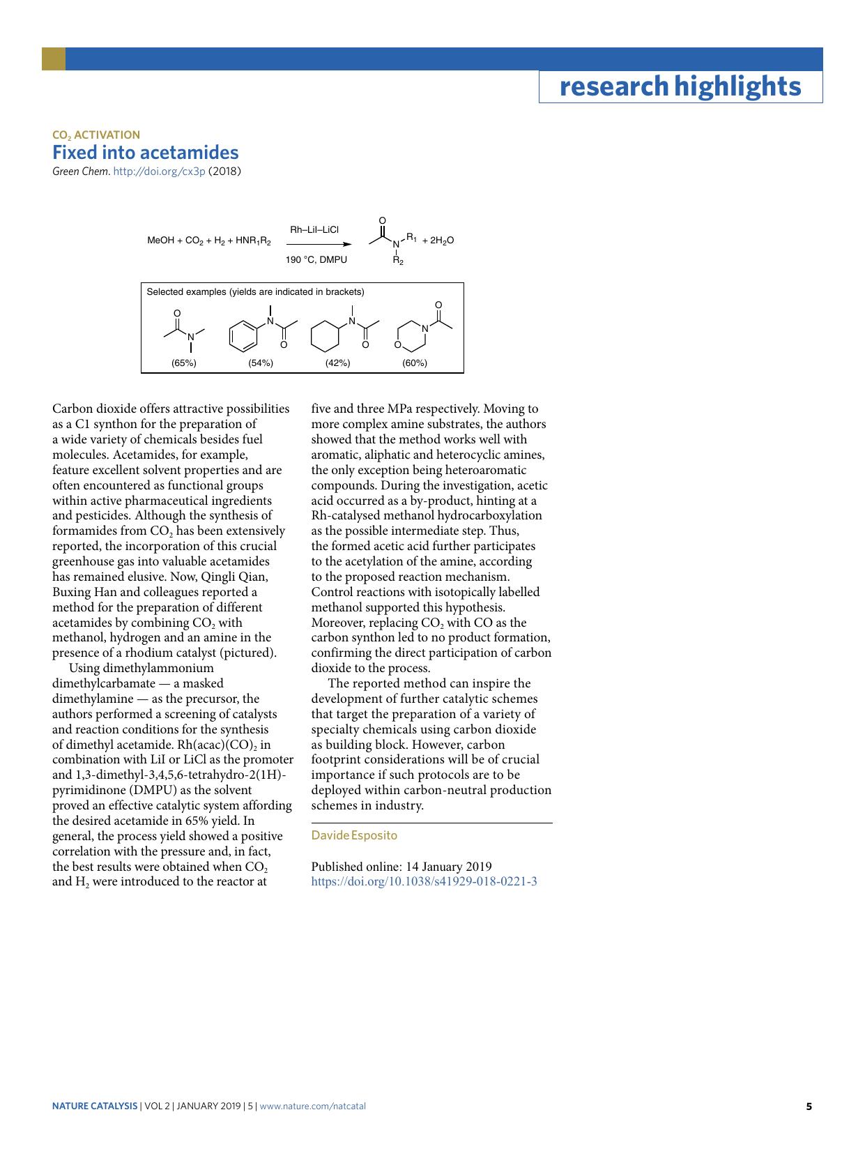 Fixed into acetamides by Davide Esposito