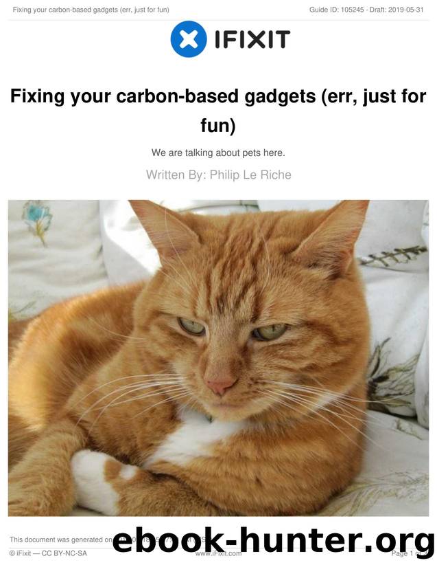 Fixing your carbon-based gadgets (err, just for fun) by Unknown