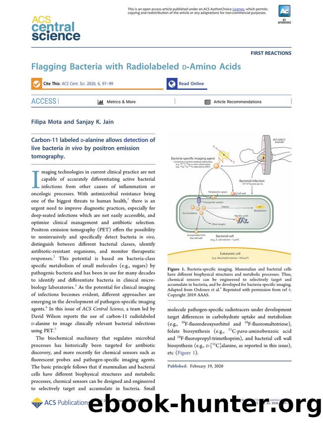 Flagging Bacteria with Radiolabeled dâAmino Acids by Filipa Mota (ORCID: 0000-0002-2612-0778) & Sanjay K. Jain (ORCID: 0000-0001-9620-7070)