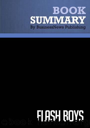 Flash Boys by BusinessNews Publishing