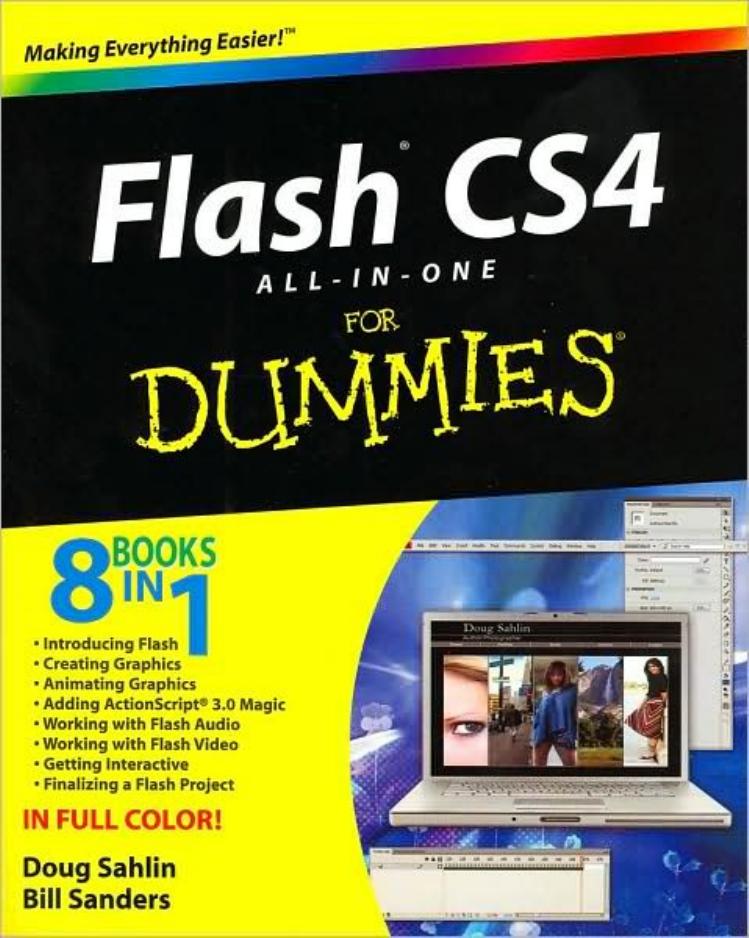 Flash CS4 All-in-One For Dummies by Doug Sahlin William B. Sanders