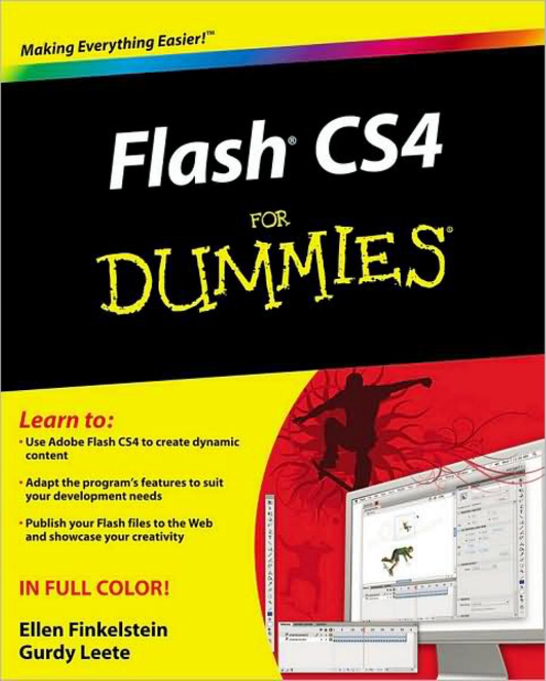 Flash CS4 for Dummies by Ellen Finkelstein & Gurdy Leete