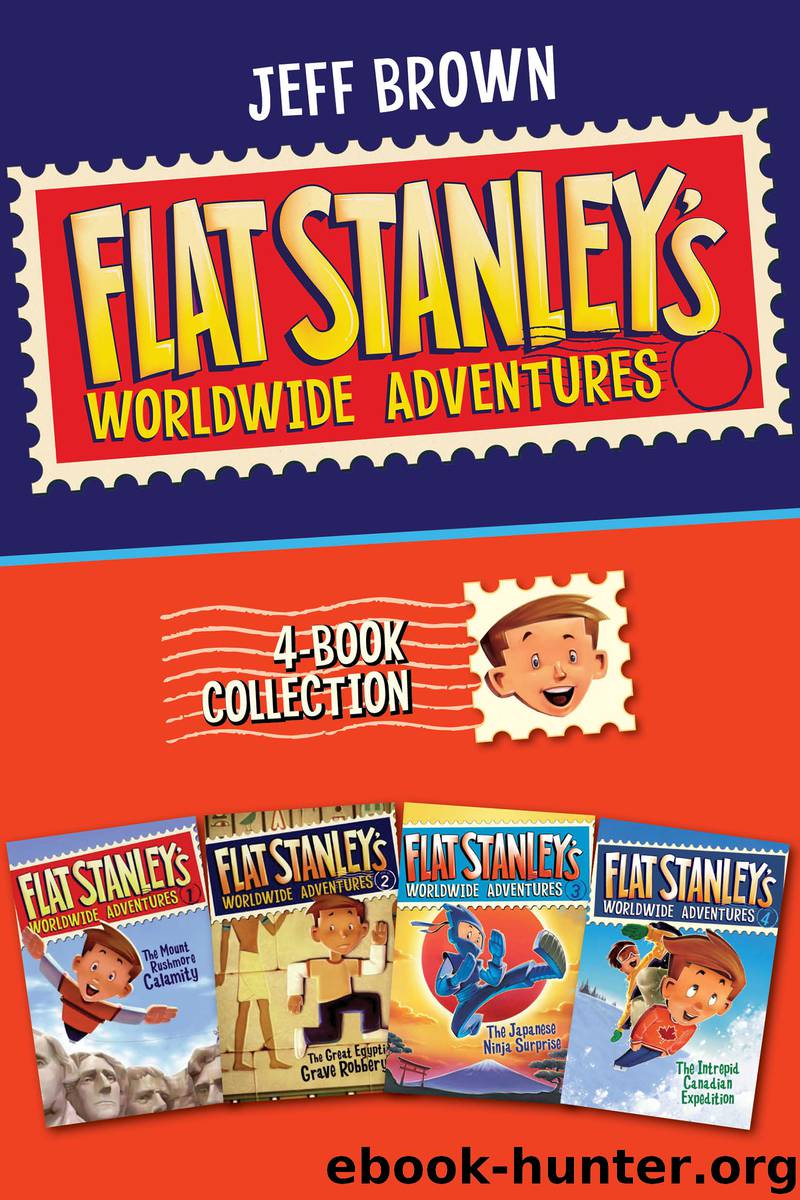 Flat Stanley's Worldwide Adventures 4-Book Collection by Jeff Brown