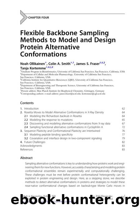 Flexible Backbone Sampling Methods to Model and Design Protein Alternative Conformations by Noah Ollikainen & Colin A. Smith & James S. Fraser & Tanja Kortemme