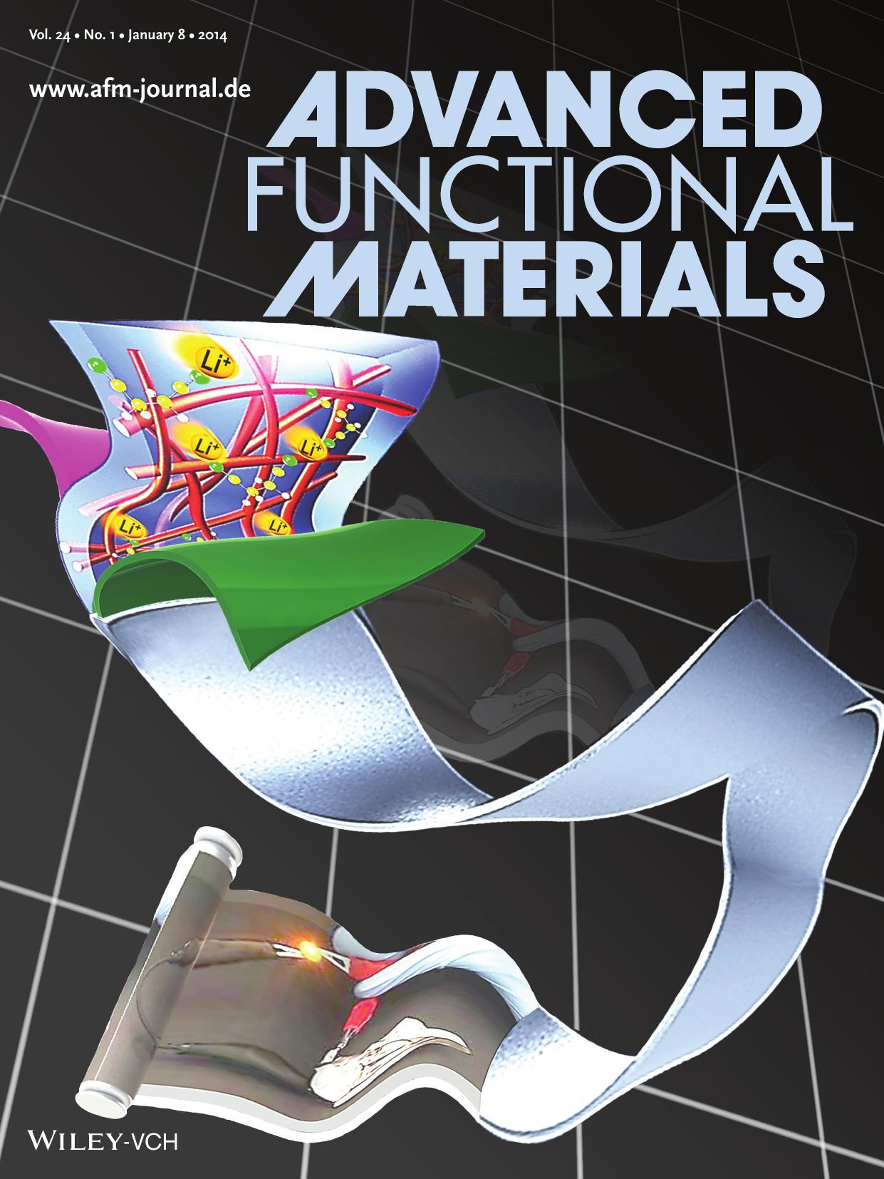 Flexible Batteries: Thin, Deformable, and SafetyReinforced Plastic Crystal Polymer Electrolytes for HighPerformance Flexible LithiumIon Batteries (Adv. Funct. Mater. 12014) by Unknown