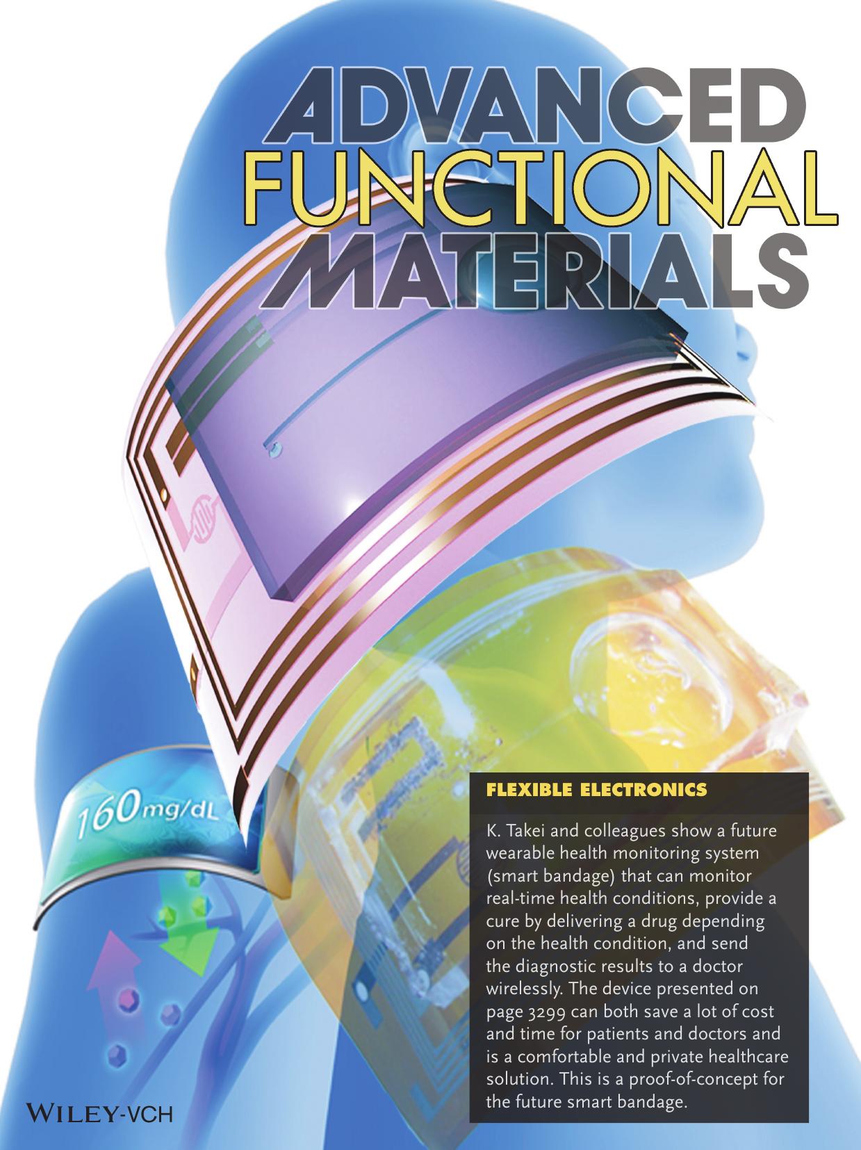 Flexible Electronics: Wearable, HumanInteractive, HealthMonitoring, Wireless Devices Fabricated by Macroscale Printing Techniques (Adv. Funct. Mater. 222014) by Unknown