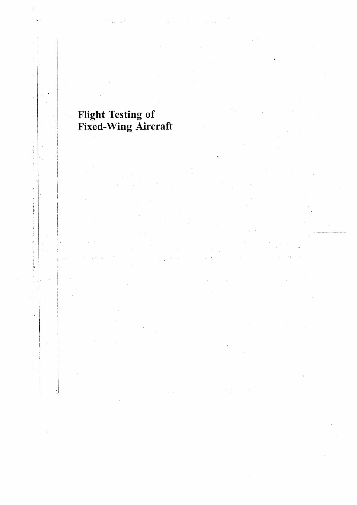Flight Testing of Fixed-Wing Aircraft (Aiaa Education Series) by Ralph D. Kimberlin