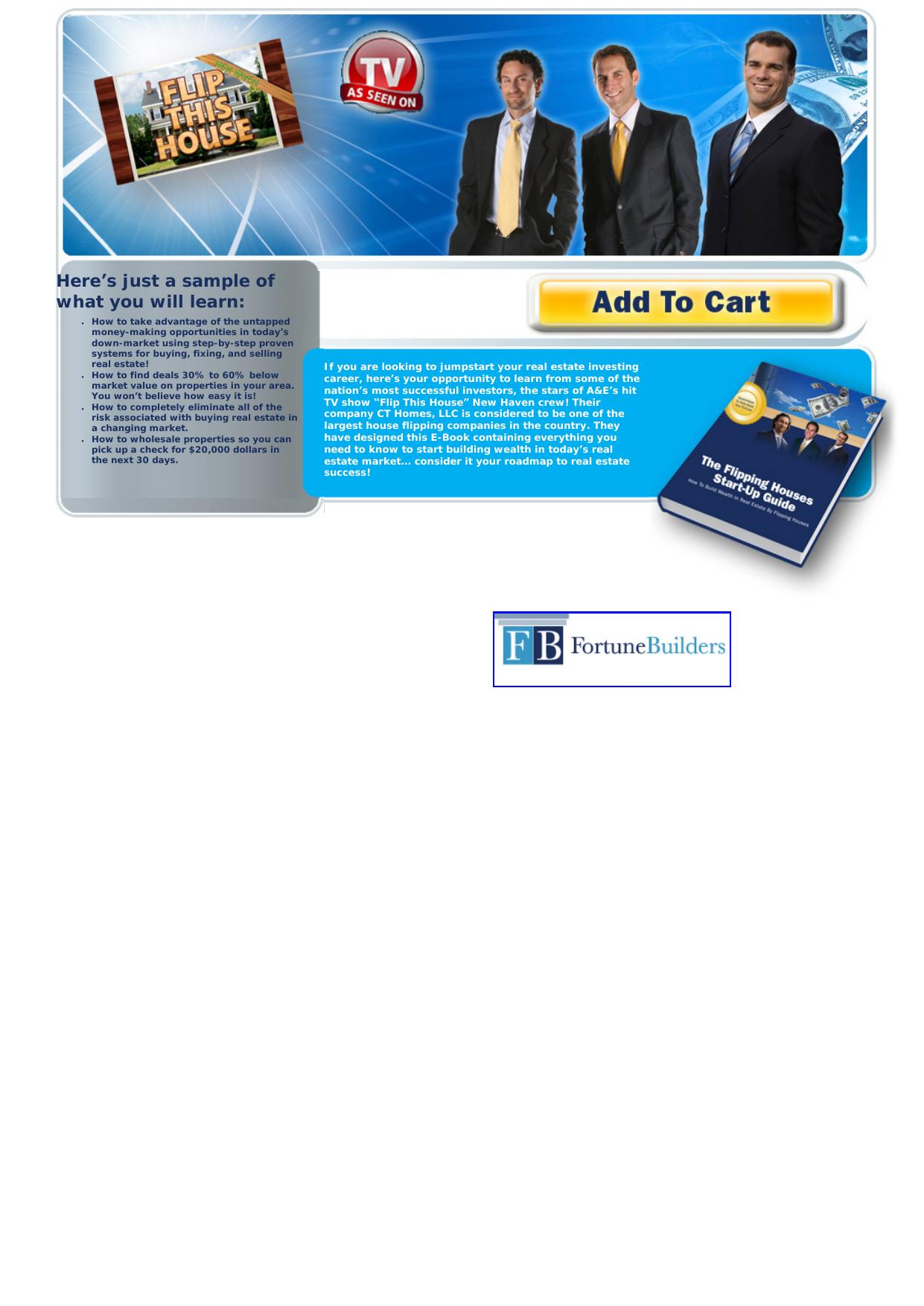 Flipping Houses Jump Start E-Book. by Best of Kuszter's Collection