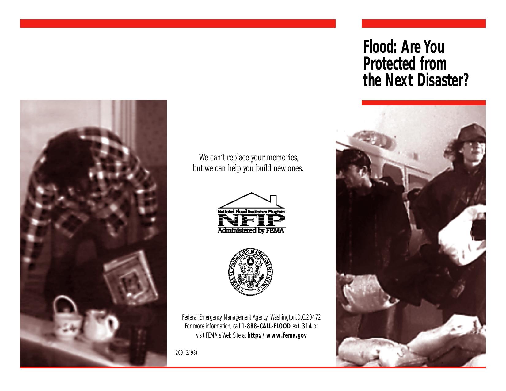 Flood: Are You Protected from the Next Disaster? by Unknown