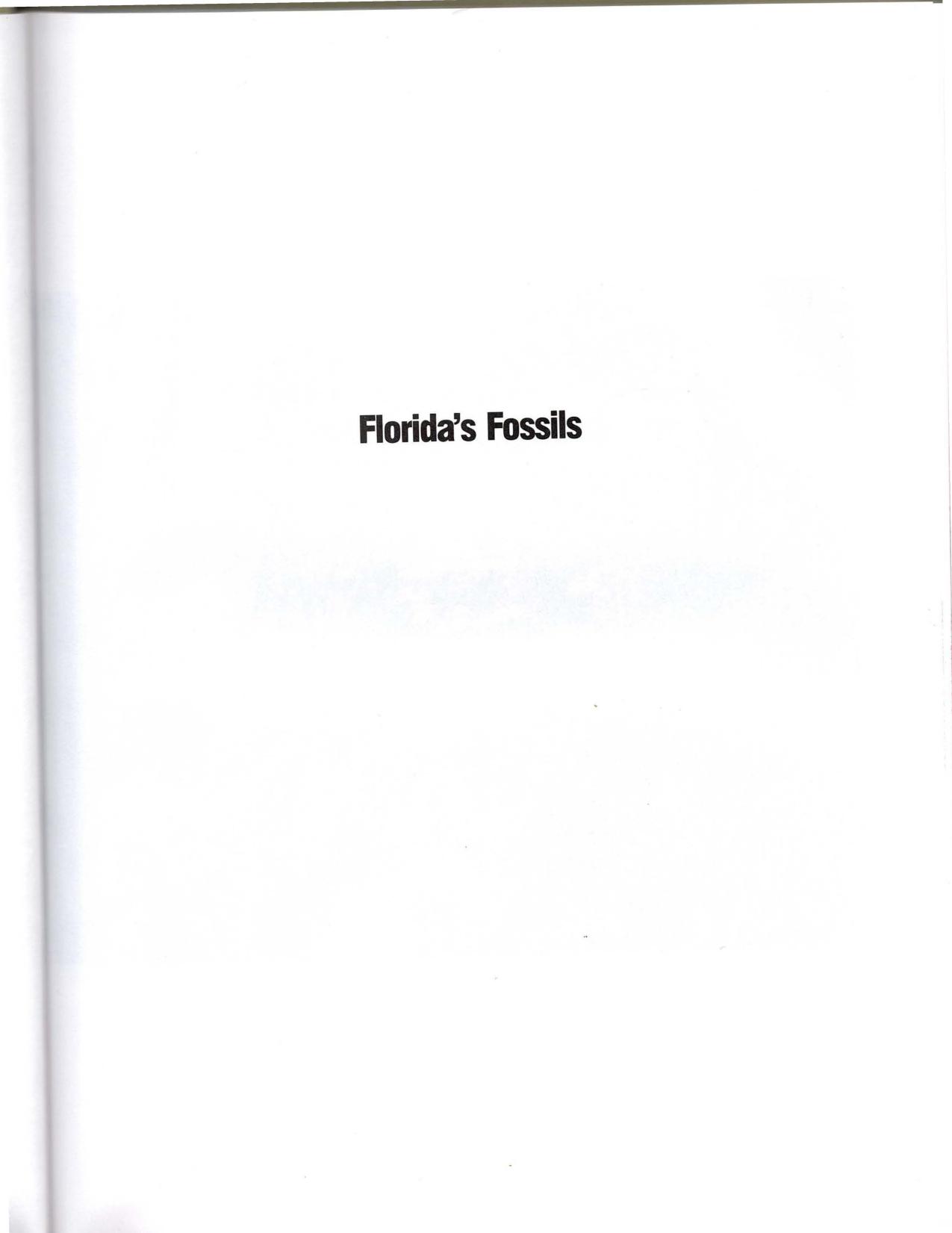 Florida's fossils: guide to location, identification, and enjoyment by Robin C. Brown