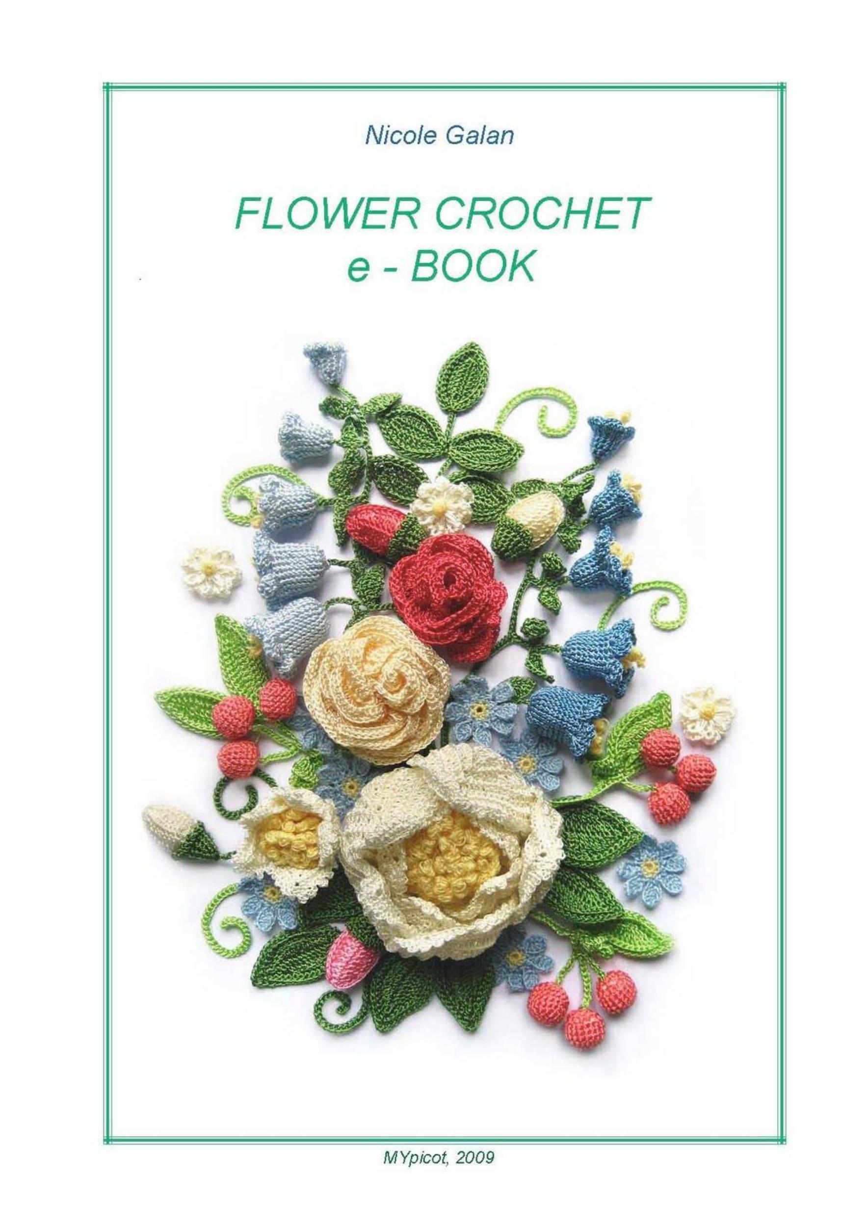 Flower Crochet e-Book by Nicole Galan